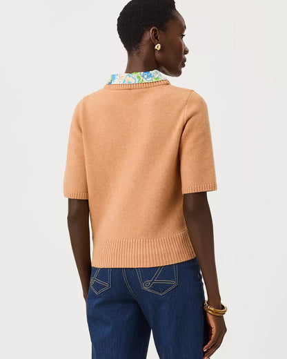 Lilly Pulitzer Viviann Sweater | Heathered Iced Latte X Sympeony