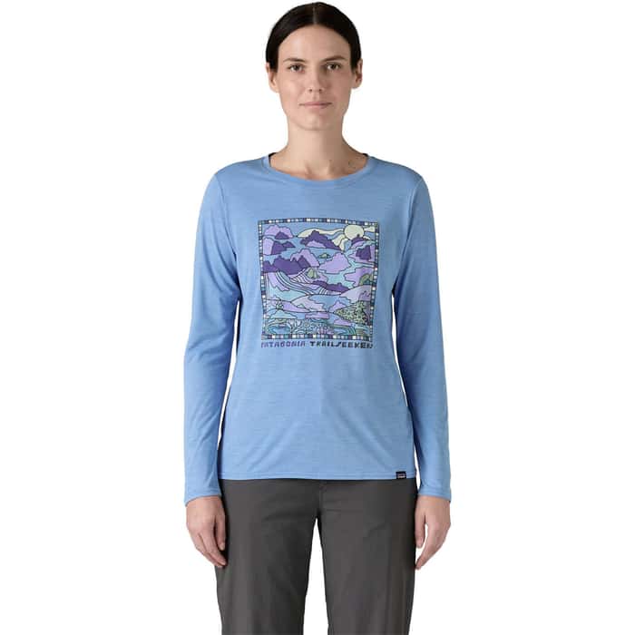 Patagonia Women's Long-Sleeved Cap Cool Daily Graphic Shirt-BHI