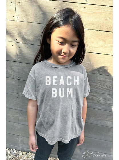Oat Collective - Beach Bum Toddler Washed Graphic Top - BHI