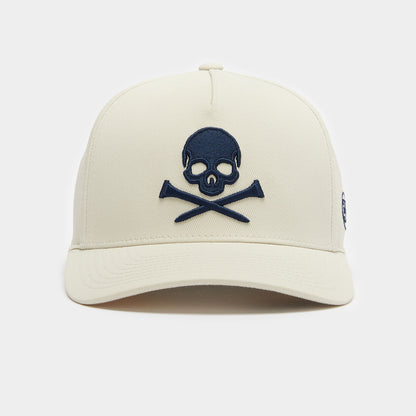 SKULL & TEES STRETCH TWILL SNAPBACK HAT - Stone- G4AF23H71- Gfore
