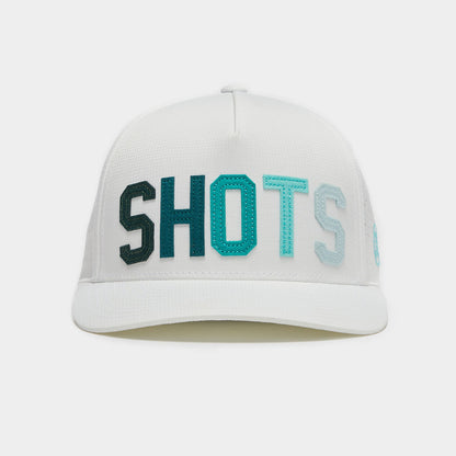 SHOTS STRETCH PERFORATED SNAPBACK HAT - Snow - G4AF23H147 - Gfore