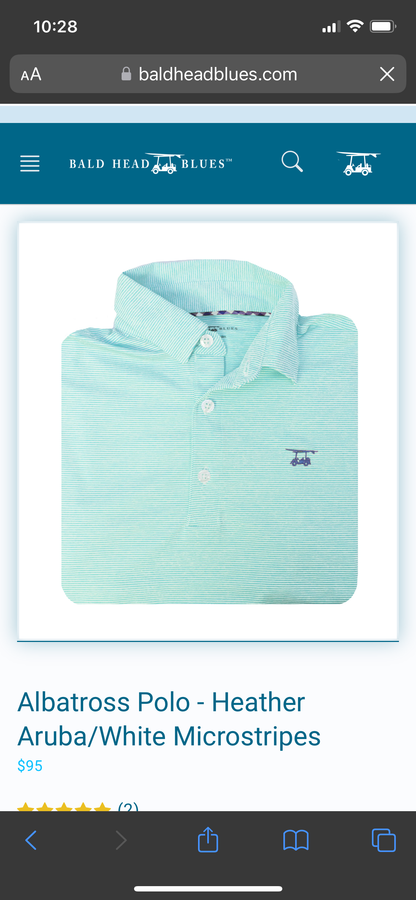 Bald Head Blues Albatross Polo - Assorted Colors - BHI