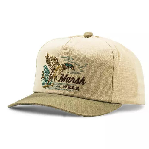 Marsh Wear Heritage Snapback Hat | Olive