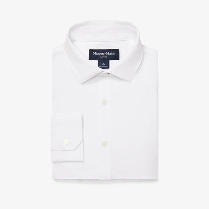Mizzen + Main Leeward Long Sleeve Dress Shirt White