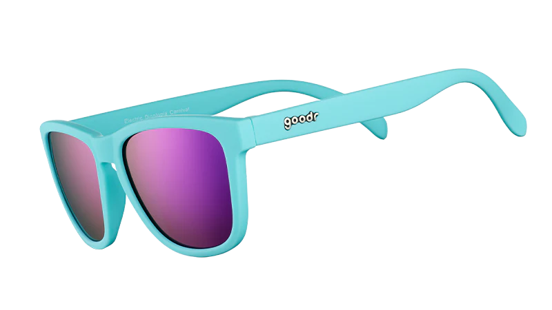 goodr OG \ Electric Dintopia Carnival | Purple & Teal