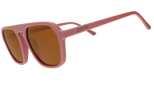 goodr Retro G Threaten Me With a Good Time | COLOR: Light Pink