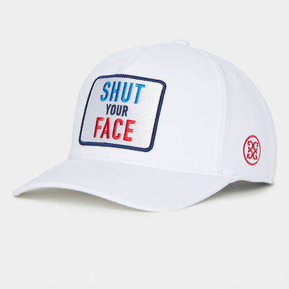 SHUT YOUR FACE STRETCH TWILL SNAPBACK HAT - Snow - G4AS23H37 - Gfore