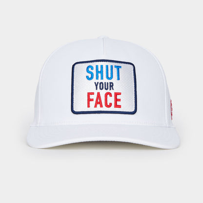 SHUT YOUR FACE STRETCH TWILL SNAPBACK HAT - Snow - G4AS23H37 - Gfore