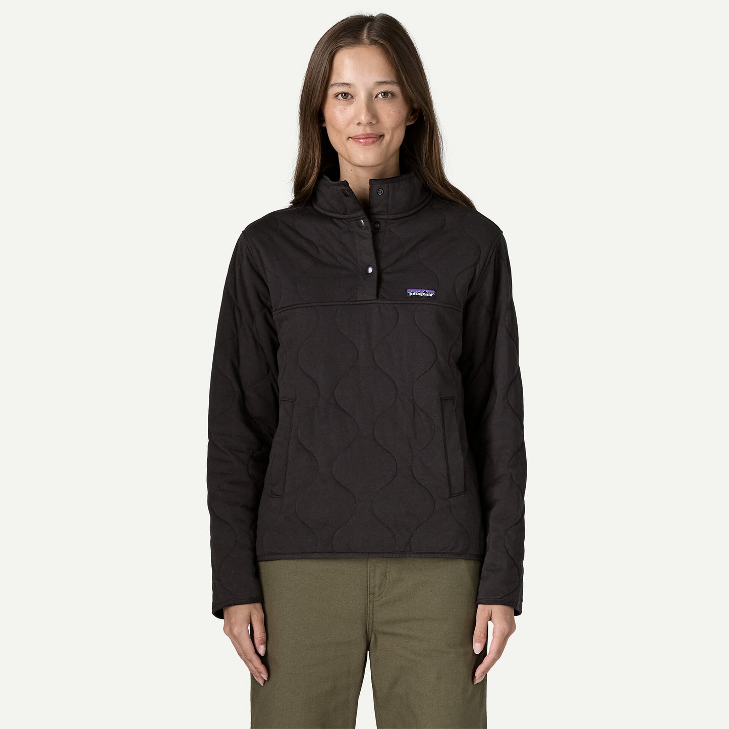 Patagonia - Women's Daily Quilted Snap-T® Pullover | Black