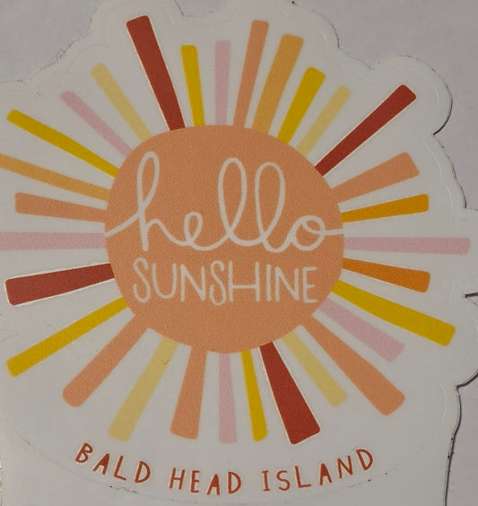 BHI Sticker - Hello Sunshine