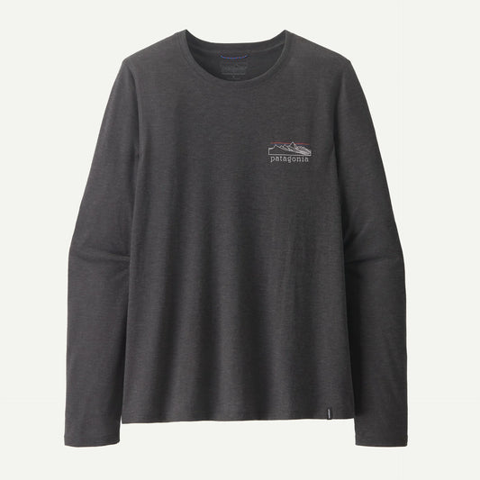 Patagonia Women's Long-Sleeved Capilene® Cool Trail Shirt - Stratapeaks | Ink Black