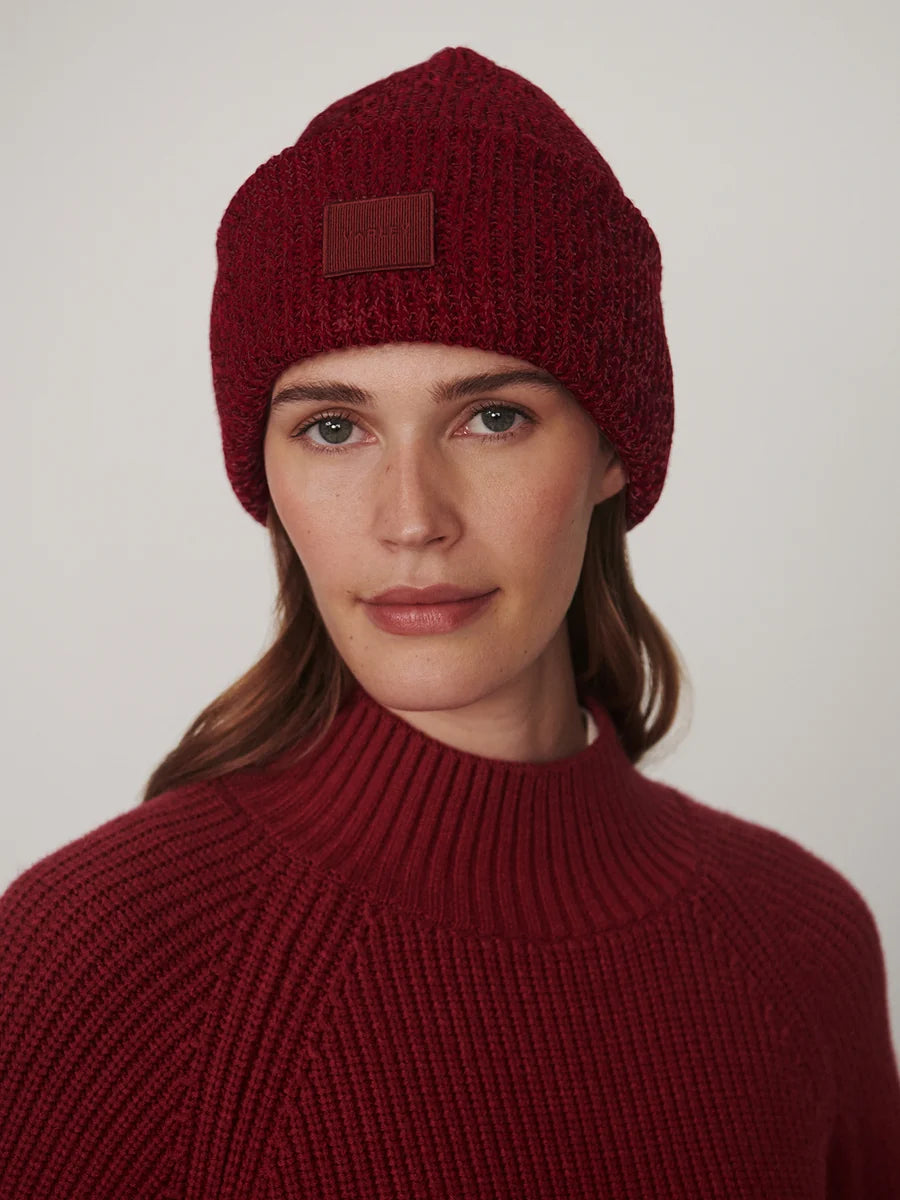Varley Carly 2.0 Knit Beanie | Color: Rumba Rose