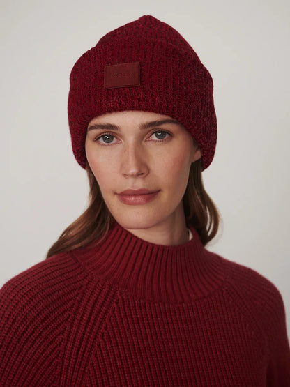 Varley Carly 2.0 Knit Beanie | Color: Rumba Rose
