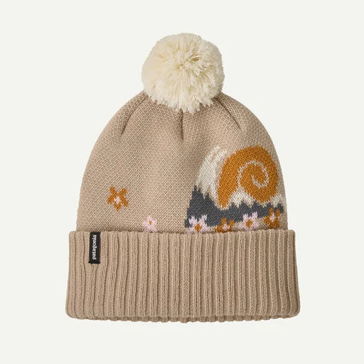 Patagonia Powder Town Beanie | Color Nature's Pace Knit: Dark Natural
