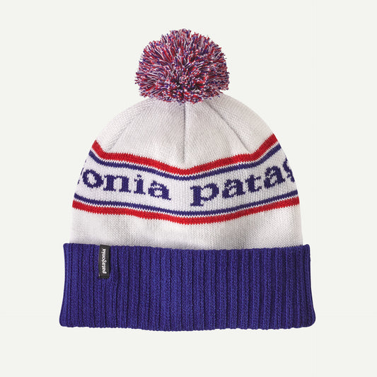 Patagonia Powder Town Beanie | Color Park Stripe: Viking Blue