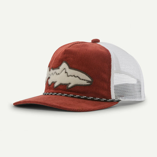 Patagonia Fly Catcher Hat | Fitz Roy Trout: Rusty Red