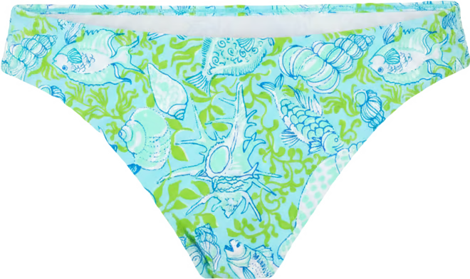 Lilly Pulitzer Betie Bikini Bottom | Day Dream Blue Throw Me A Line