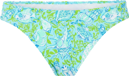 Lilly Pulitzer Betie Bikini Bottom | Day Dream Blue Throw Me A Line