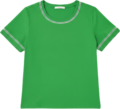 Lilly Pultizer Clairmont Ladder Lace Knit Top Green