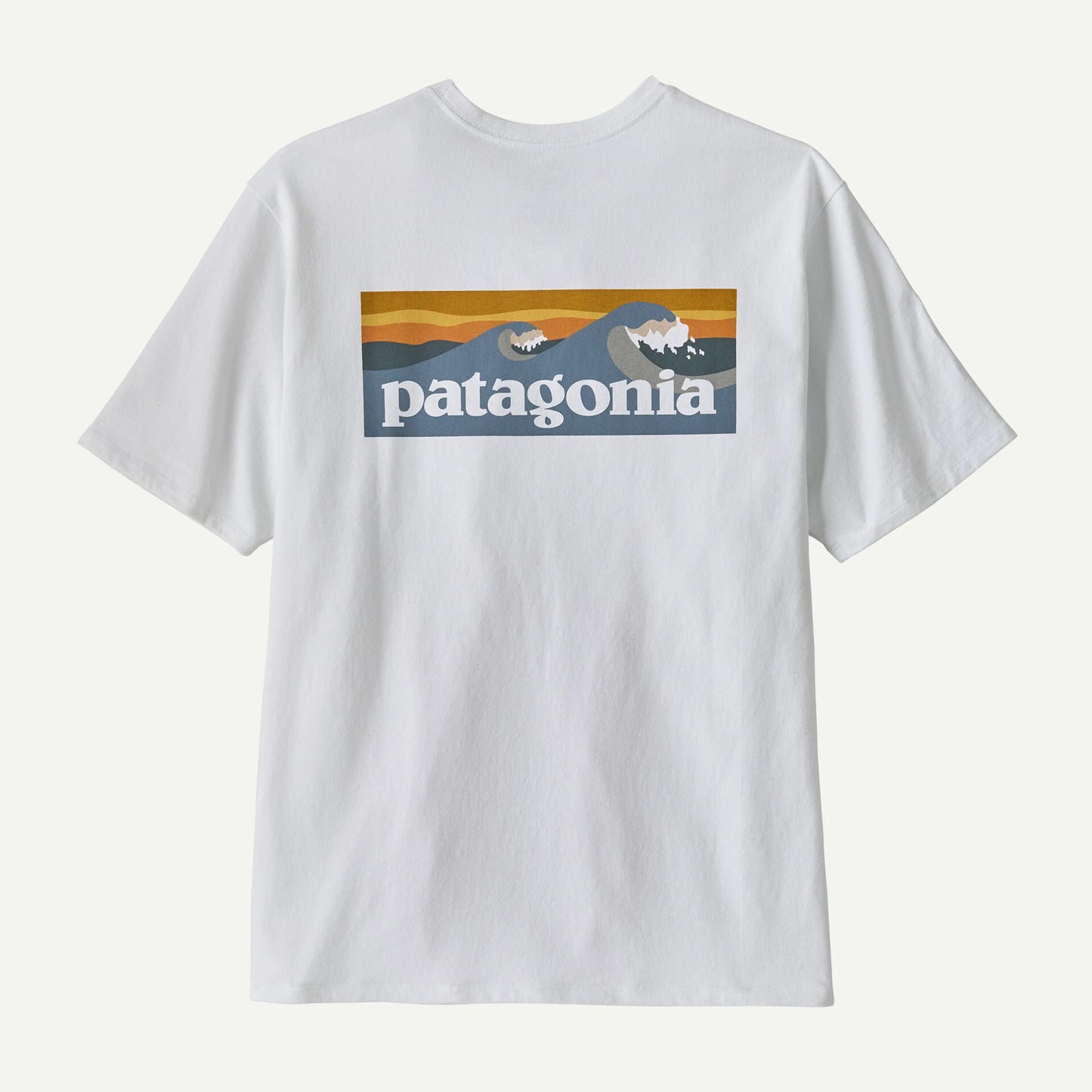 Patagonia Men's Boardshort Logo Pocket Responsibili-Tee® | Fiber White