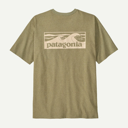 Patagonia Men's Boardshort Logo Pocket Responsibili-Tee® | Gumtree Green