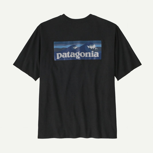 Patagonia Men's Boardshort Logo Pocket Responsibili-Tee® | Ink Black