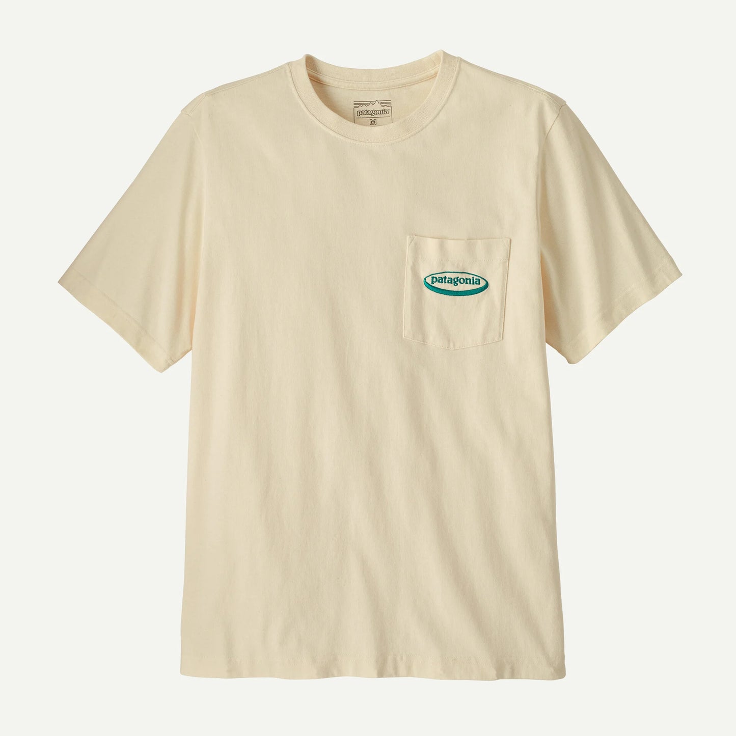 Patagonia Men's Midweight '95 Oval Logo Pocket Tee | Undyed Natural