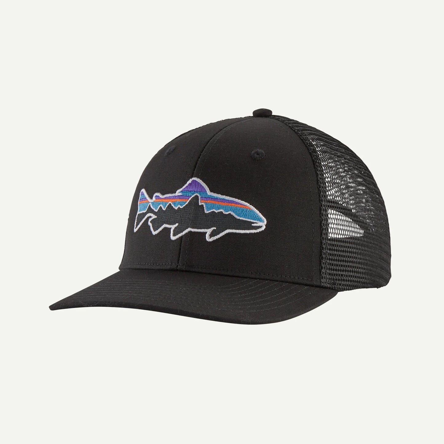 Patagonia Fitz Roy Trout Trucker Hat | Black