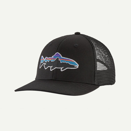 Patagonia Fitz Roy Trout Trucker Hat | Black