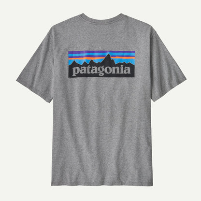 Patagonia Men's P-6 Logo Responsibili-Tee | Gravel Heather