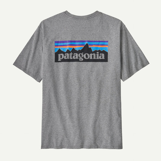 Patagonia Men's P-6 Logo Responsibili-Tee | Gravel Heather