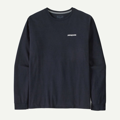 Patagonia Men's Long-Sleeved P-6 Logo Responsibili-Tee® | New Navy