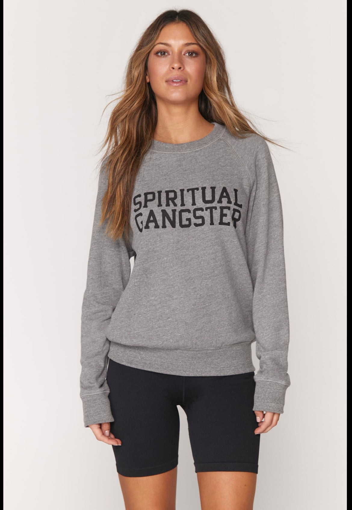 Spiritual Gangster Shine La Brea Crew Sweatshirt - BHI