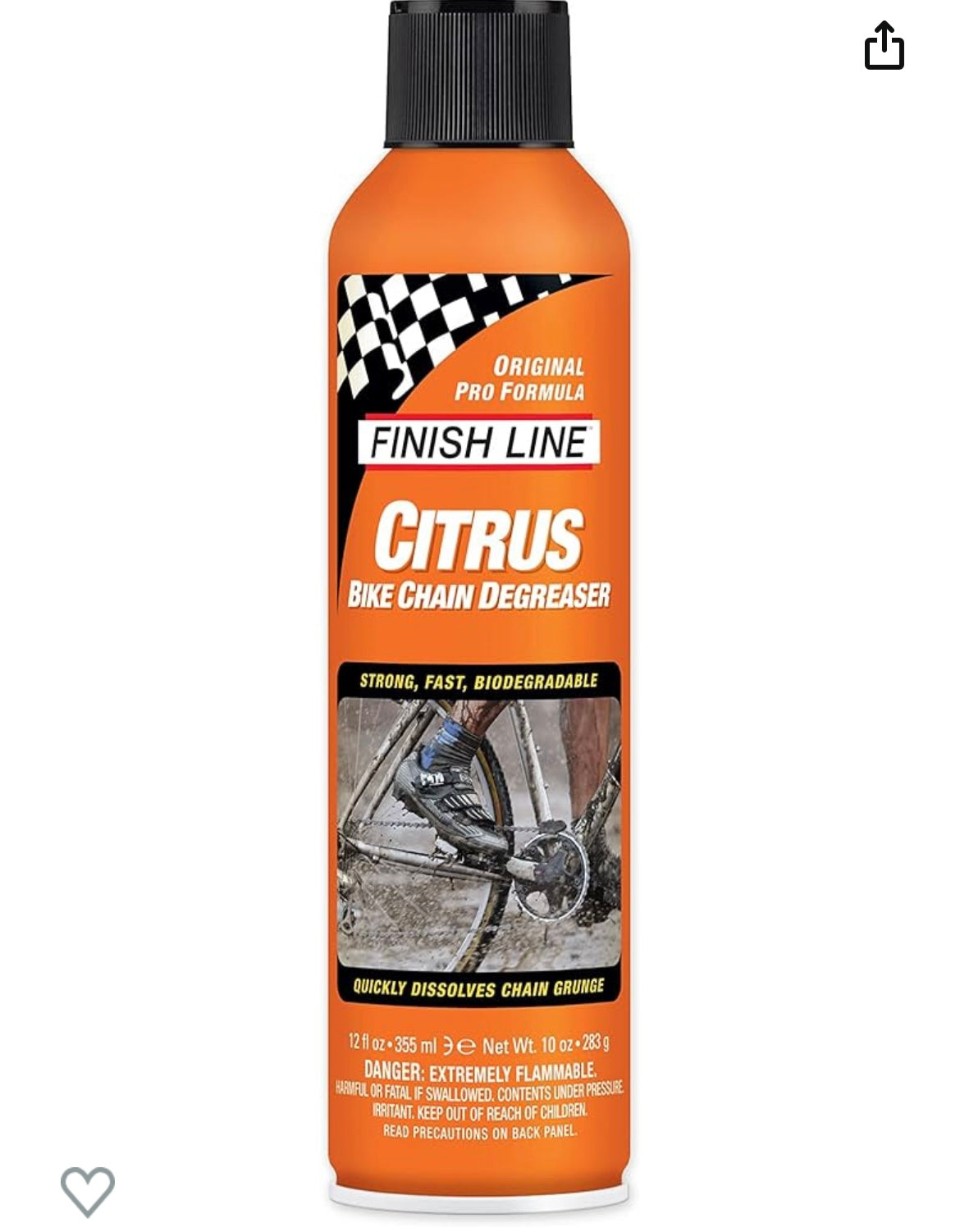 Finish Line Citrus Bike Chain Degreaser - BHI