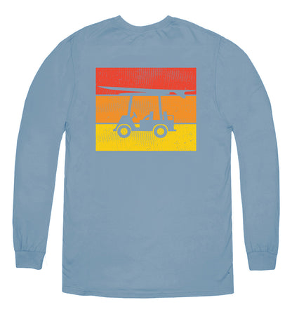 Island Long Sleeve Endless Summer Tee- Grey-Bald Head Blues