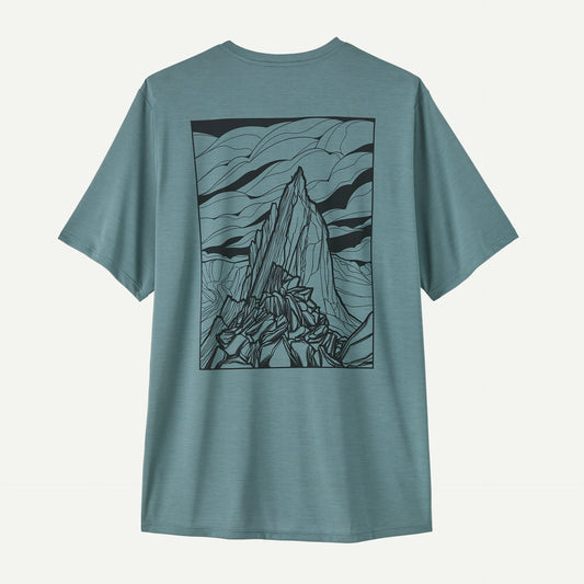 Patagonia Men's Capilene® Cool Daily Shirt - Cloud Crag | Blue Sage - Light Blue Sage