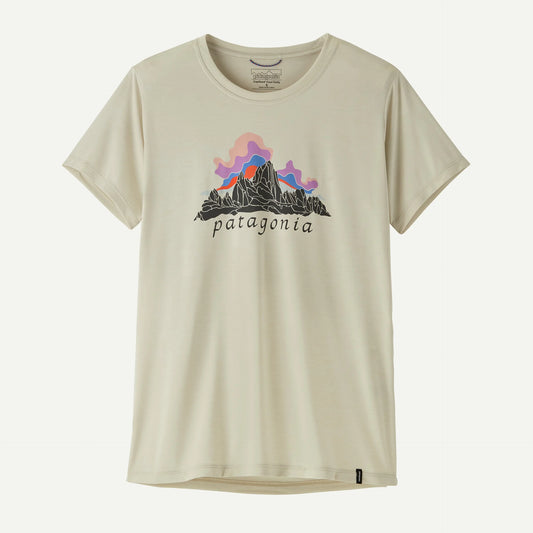 Patagonia Women's Capilene® Cool Daily Shirt - Fitz Roy Nimbus | Dyno White
