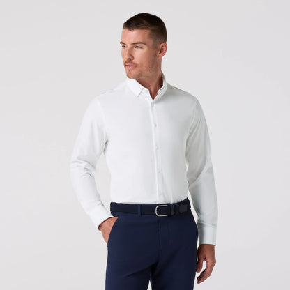Mizzen + Main Leeward Long Sleeve Dress Shirt White
