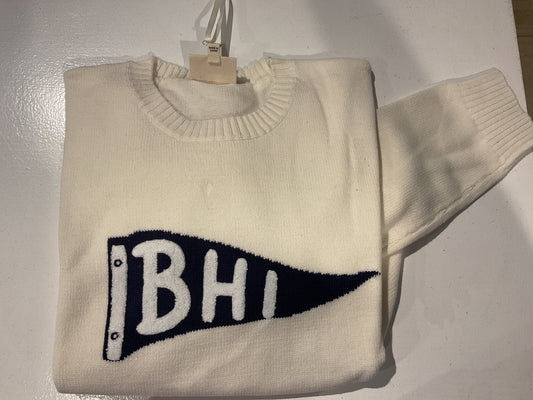 Ellsworth and Ivey Women’s BHI Pennant Flag Sweater - BHI