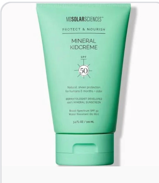 MD Solar Sciences Mineral Kidcreme  - SPF 50 - 3.4 oz - BHI