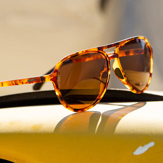 goodr Mach G Amelia Earhart Ghosted Me | Brown