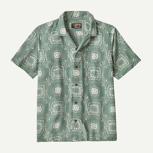 Patagonia Men's Tidal Threads Shirt | Solar Blocks: Cover Green