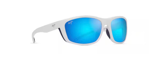 Maui Jim Sunglasses - Nuu Landing - White w/Navy - BHI