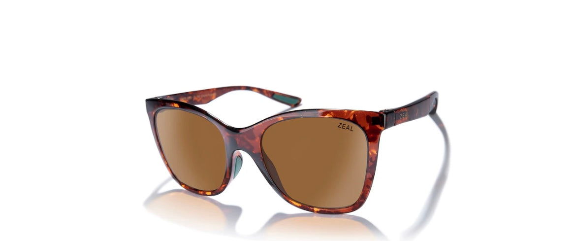 Zeal by Maui Jim Sunglasses - 12695 - Copper Willow Red Tortoise - BHI