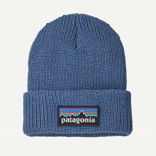 Patagonia Baby Logo Beanie | Color P-6 Logo: Barnacle Blue
