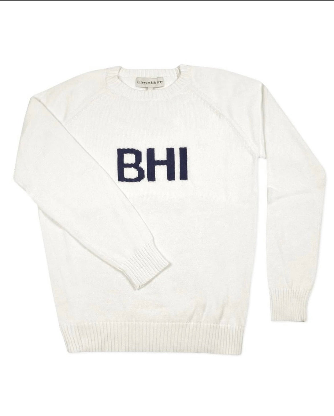 Ellsworth & Ivey Women’s BHI Sweater - Block Letters - BHI