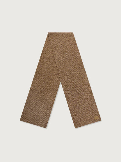 Varley Jarne Knit Scarf | Color: Golden Bronze Fleck
