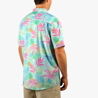 AFTCO Boatbar SS Button Down Shirt - Quiet Tide - BHI