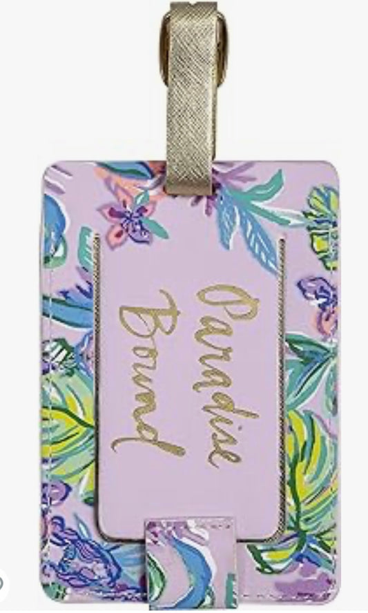 Lilly Pulitzer Luggage Tag - Paradise Bound - BHI