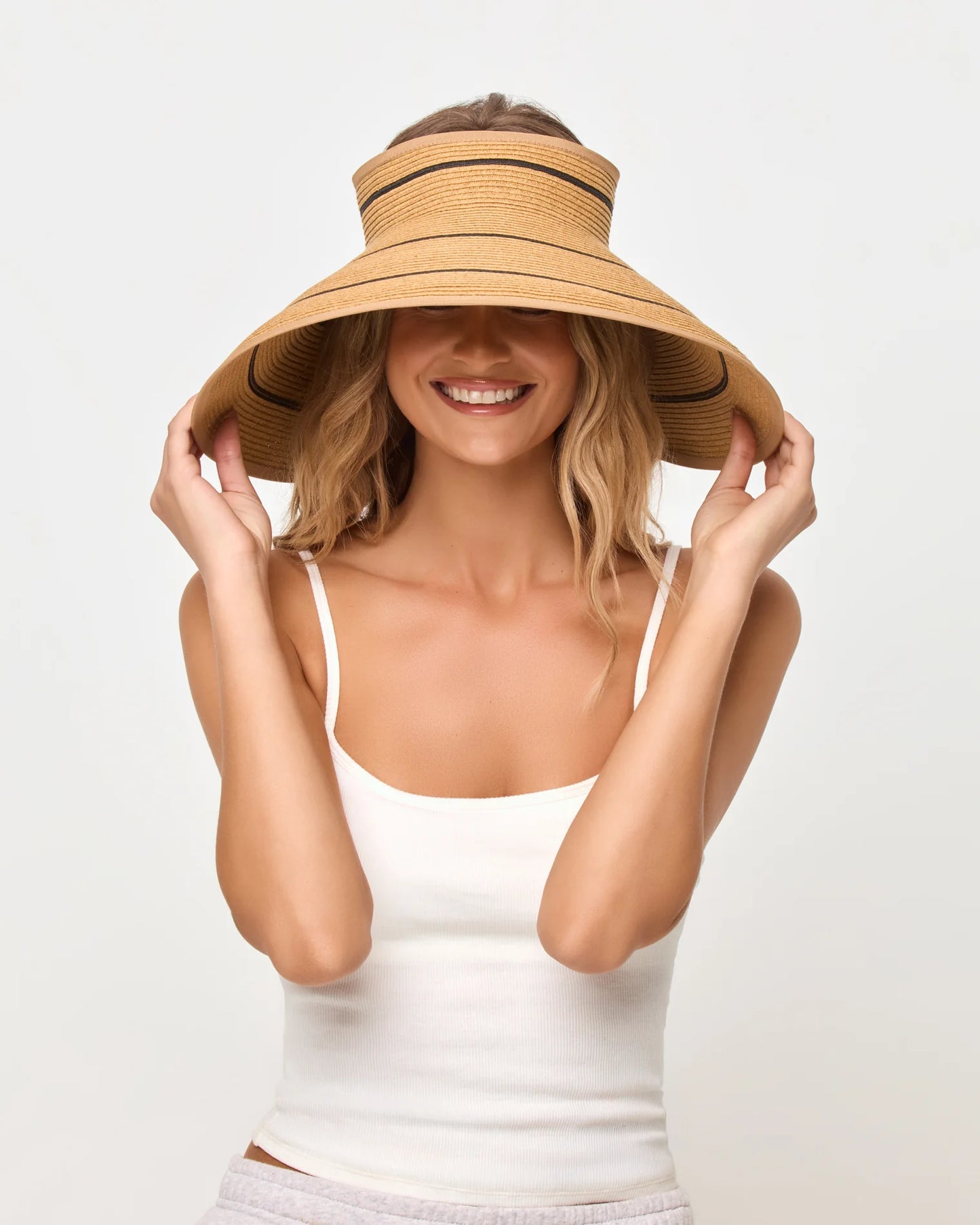 L*Space Jess Roll Up Hat | Natural Black